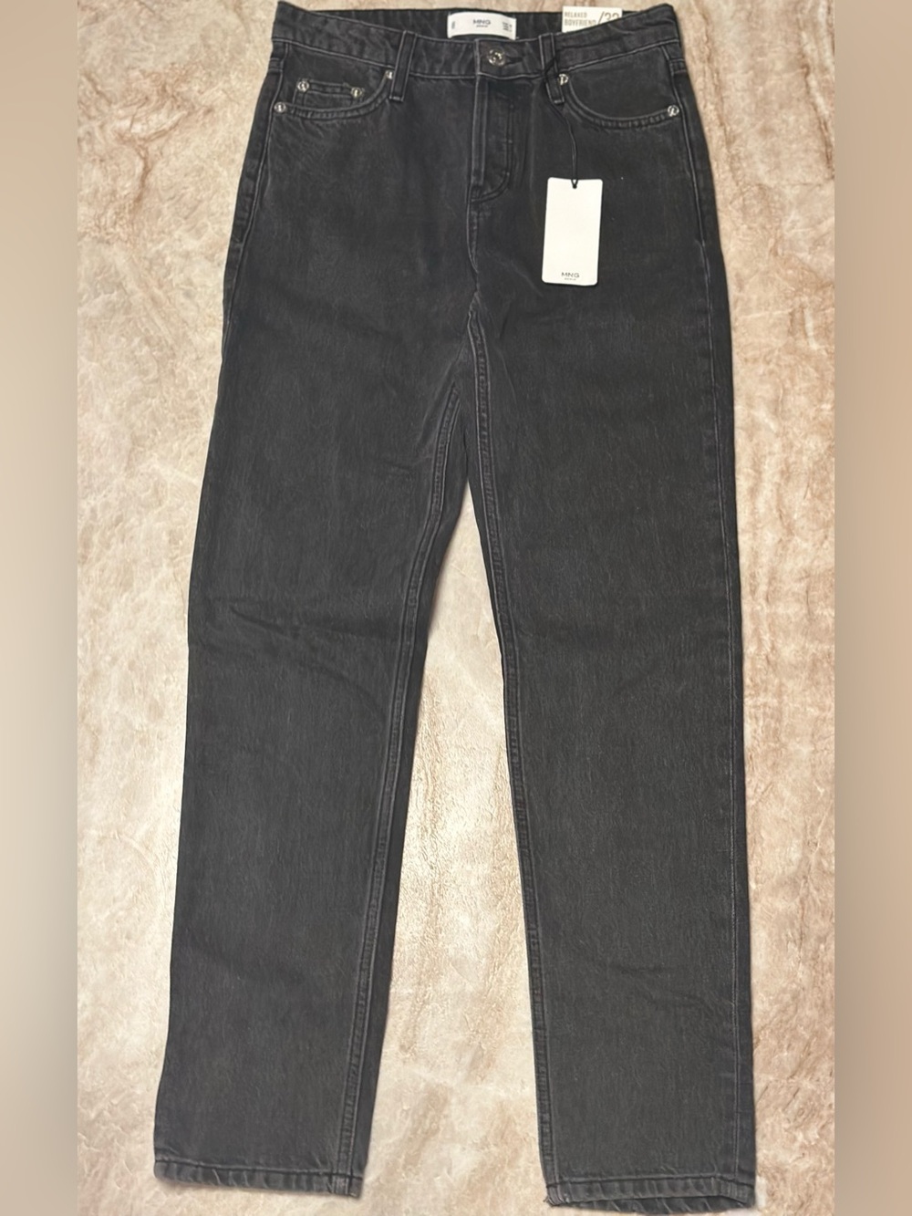 MNG Mango | Denim Relaxed Boyfriend Jeans, Juniors Size 1 (US) / 32 (EUR)